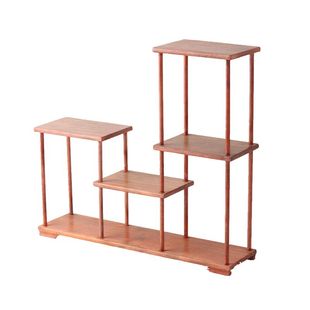 花梨木博古架实木中式小多宝阁榫卯结构仿古桌面多宝阁紫砂壶展架