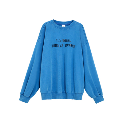 TurnSignal潮牌圆领卫衣女