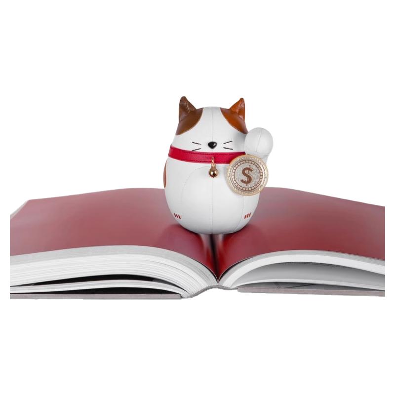 正品台湾Zuny书档新品桌面动物摆件招财猫七夕节礼物客厅好运招财