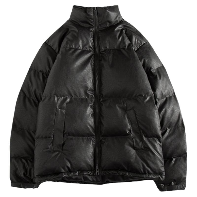 男士潮牌棉衣面包服冬季韩版加厚立领棉袄冬装保暖皮衣棉服男潮流