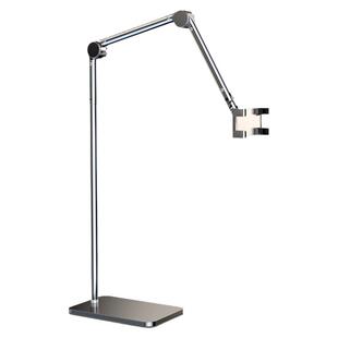 床头追剧神器拍摄懒人金属平板支架适用ipad通用悬臂旋转手机支架落地式办公桌固定角度转动夹头直播带货配件