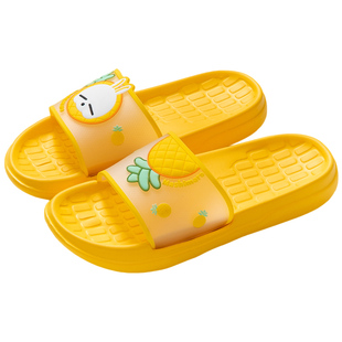 流氓兔儿童拖鞋夏季女童菠萝可爱软底居家防滑卡通公主水果凉拖鞋