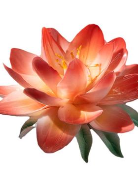 非遗技艺手工釉下彩昙花摆件