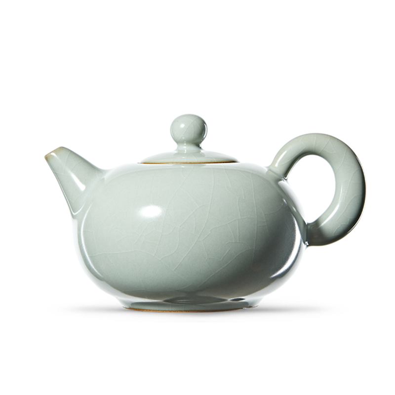 雅瓷汝窑珠壶陶瓷茶壶功夫茶壶