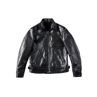 ACE浮生出品穆赫兰道机车皮夹克 新西兰植鞣茶芯马皮真皮