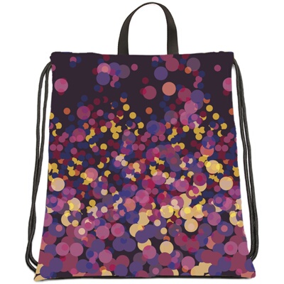 定制logo运动抽绳订做双肩背包