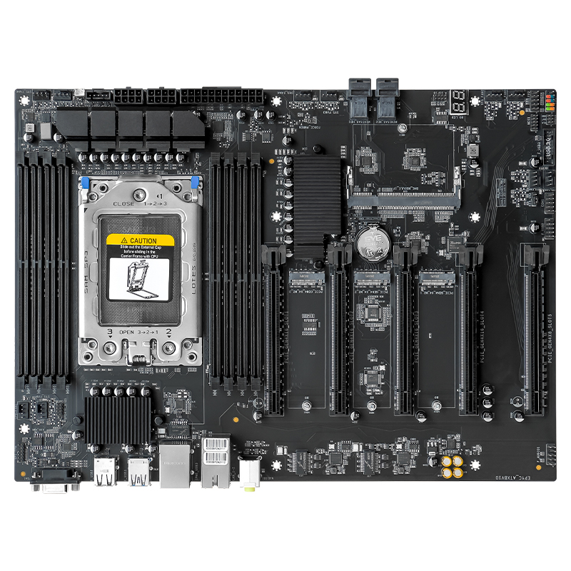 精粤EPYC-H13主板支持AMD霄龙 EPYC 7002/7003处理器高性能工作站