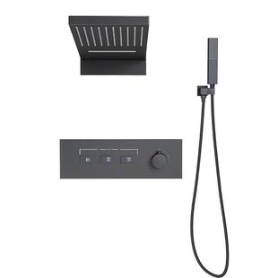 德希顿卫浴6041暗装淋浴花洒套装入墙式恒温热熔嵌入式预埋铜水口