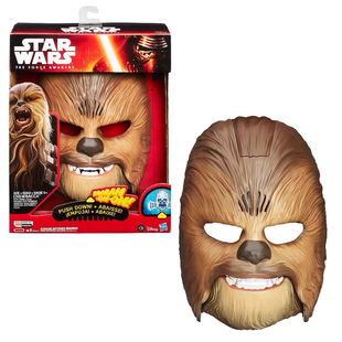 孩之宝star wars星球大战原力觉醒楚巴卡声效面具角色扮演玩具男