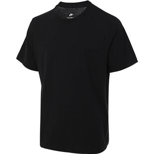 滔搏NIKE耐克男子跑步训练休闲圆领黑色运动T恤CZ6367-010