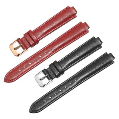 西铁城真皮手表带女表链