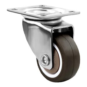 响震旗舰店0.5寸踢脚抽屉鞋柜滑轮榻榻米定向轮微型家具万向轮滚轮橡胶轮子