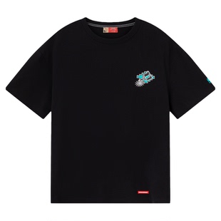 SPRAYGROUND I NBA HWC联名系列 马刺队潮流美式嘻哈街头短袖T恤