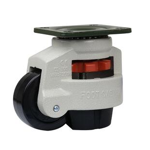 福马脚轮60F80F福马轮手柄款120S万向轮40S100F150F水平调节支撑