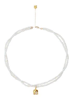 加拿大品牌铃兰花珍珠项链