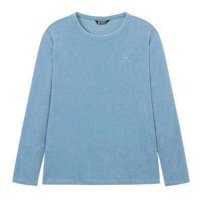 拓路者【Polartec Micro】户外保暖轻量抓绒衣男圆领套头加绒长袖