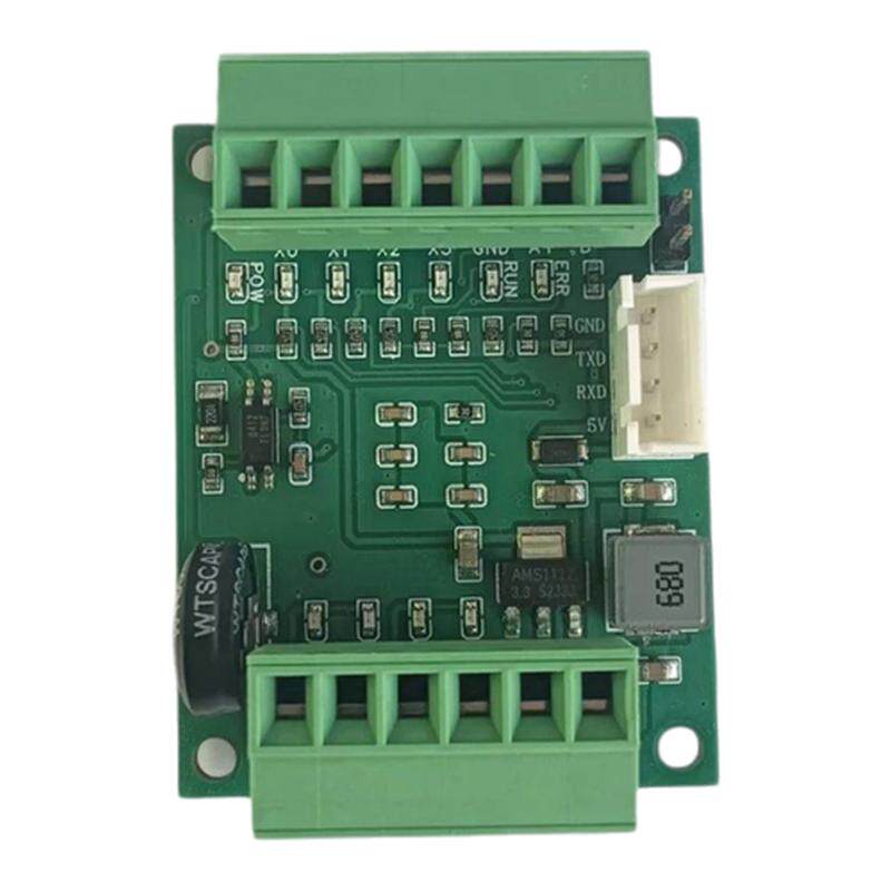 PLC工控板12V-24V 微型FX2N-8MT带RS485 AB相高速计数PWM定时控制