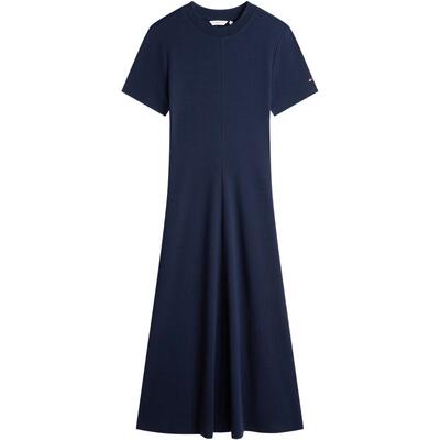 Tommy女装纯棉显瘦短袖连衣裙