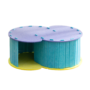 猫抓板双层猫隧道猫窝一体耐磨不掉屑钻洞迷宫四季通用猫咪玩具