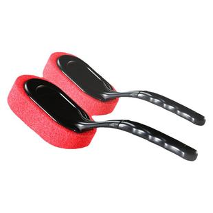 轮胎上蜡刷打蜡专用清洗长柄海绵刷子汽车美容工具洗车神器上光刷