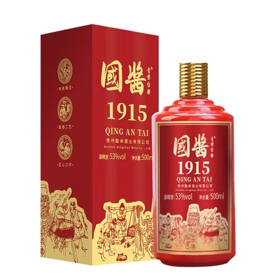 青案台6瓶国酱1915酒53度酱香酒