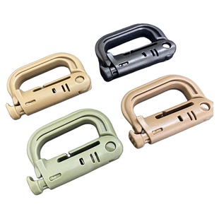 ITW户外战术莫利织带D扣安全扣战术挂扣D型扣登山扣背包molle挂扣