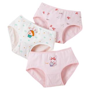 顶瓜瓜顶呱呱2025新儿童内裤女童内裤三角裤纯棉不夹PP彩棉档短裤