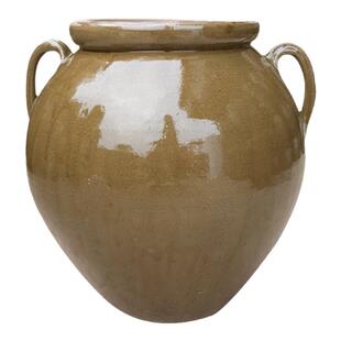 盐罐土陶耐高温猪油罐复古家用厨房储米缸双耳加厚有盖防潮大坛子