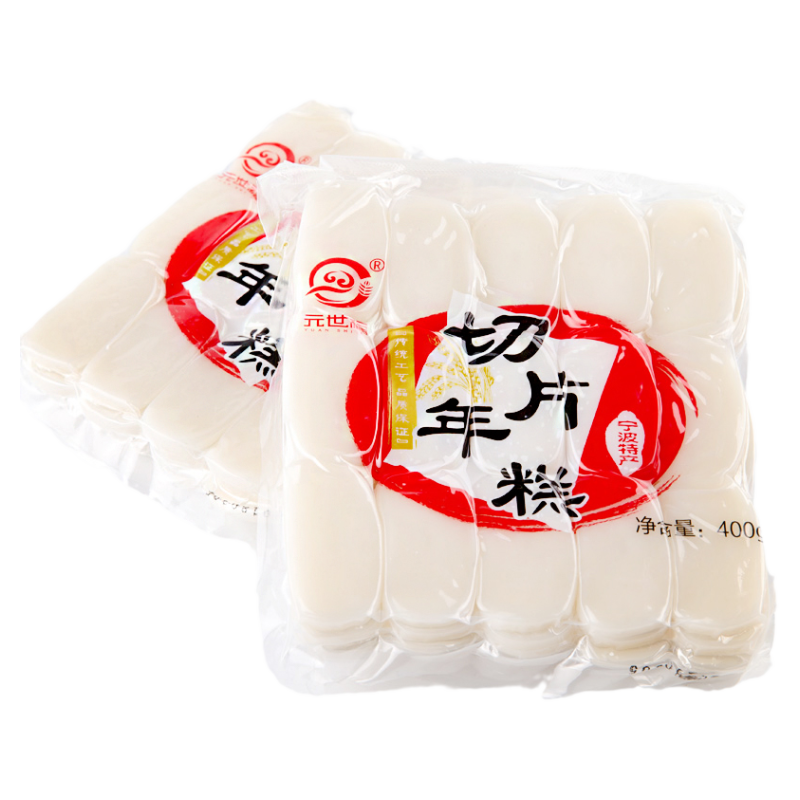 虞三胖浙江宁波水磨年糕切片年糕真空独立宁波年糕年糕片排骨年糕