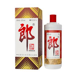【无礼袋】郎酒郎牌郎酒53度酱香型白酒1000ml*1瓶粮食酒公斤装