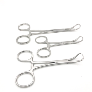 帕巾钳布巾钳创巾钳优质不锈钢固定夹持手术巾钳夹头巾钳宠物器械