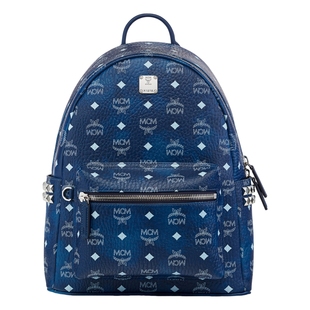 [新年礼物]MCM STARK小中号休闲双肩包男女背包通勤时尚旅行背包