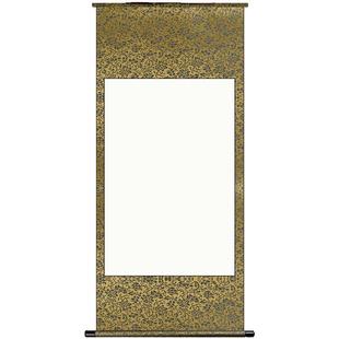 空白卷轴宣纸半生半熟毛笔字书法作品专用纸国画创作画卷小立轴字画挂轴书画免装裱画画挂画手卷横轴定制批发