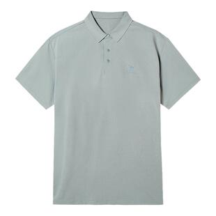 骆驼男装速干短袖polo衫男款2026夏季新款通勤运动休闲翻领t恤男