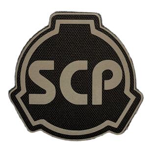 反光SCP基金会标志徽章臂章胸条魔术贴机动特遣队臂章布贴背包贴