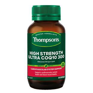 Thompsons汤普森辅酶Q1060粒300MG血管提升活力养护心脏【临期】