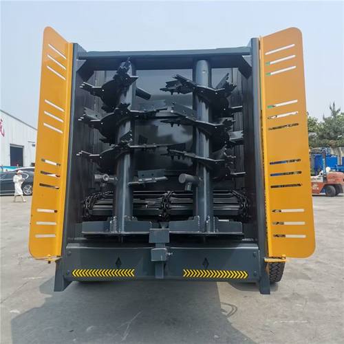 牵引式撒粪机 冻干粪破碎撒粪车 双竖螺旋撒粪车