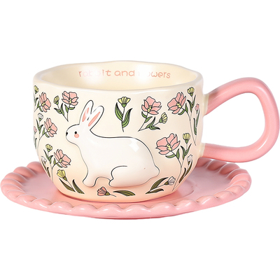 鹿谷川釉下彩水杯可进洗碗机