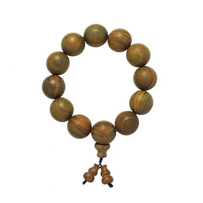 天然绿檀手链香味禅意中式手串