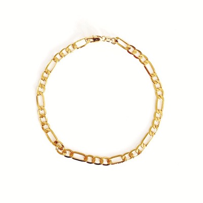 欧美个性金属感防水脚链