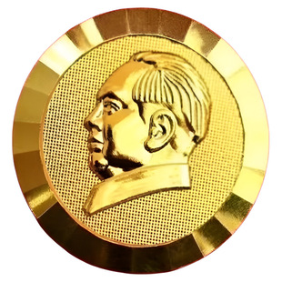 正品主席胸章胸针伟大领袖纪念章像伟人沙金胸章霸气送长辈礼物