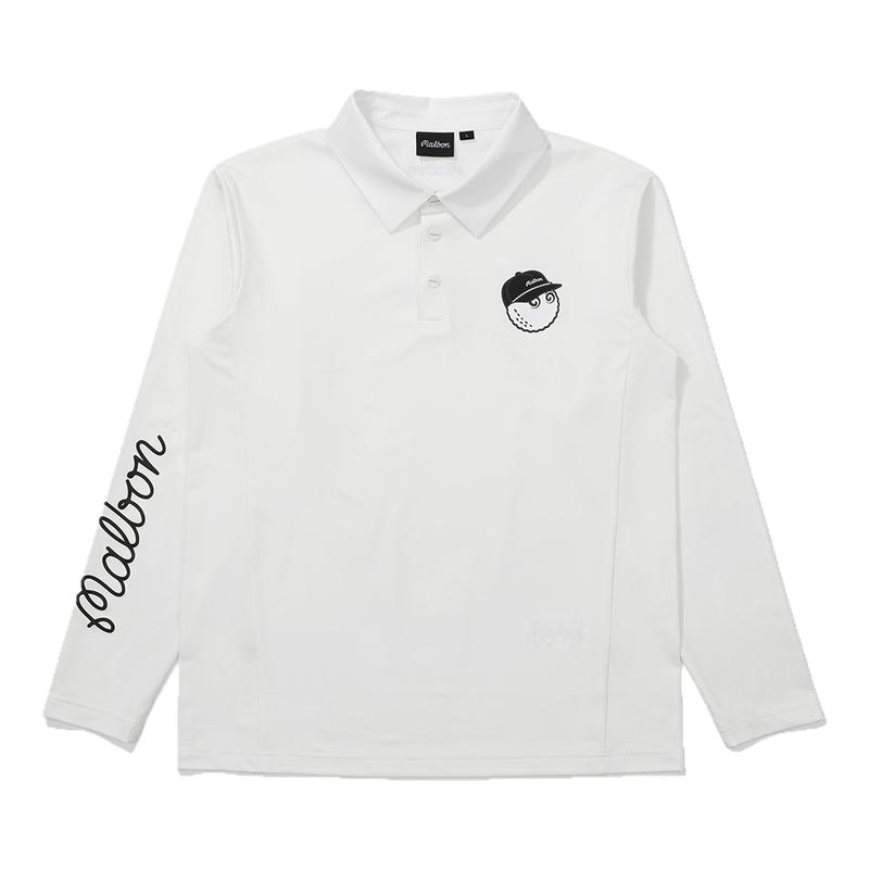 Malbon高尔夫男长袖速干POLO衫