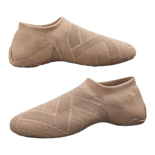 啦啦操比赛鞋专业健美操训练鞋儿童成人舞蹈鞋女练功爵士飞织舞鞋