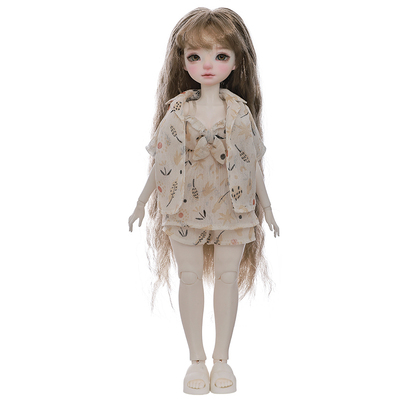 6分bjd女娃咕咕居家服树脂玩偶