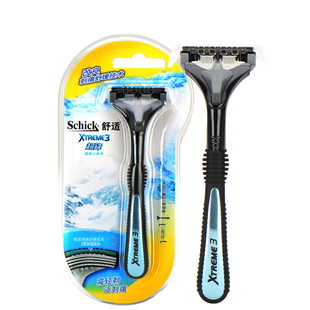 Schick/舒适超锋3刮胡刀xtreme三层刀片原装刀头大学生手动剃须刀