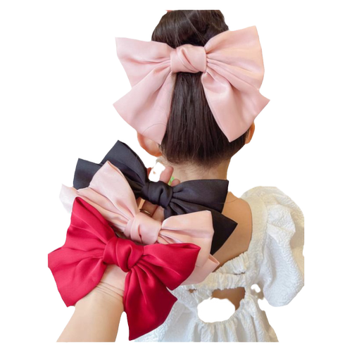2026新年儿童蝴蝶结发夹女童后脑勺发饰宝宝过年发卡女孩头饰夹子
