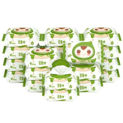 顺顺儿韩国进口新生儿便携湿巾