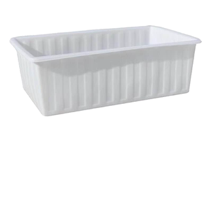 加厚牛筋塑料水箱长方形水产养殖箱纺织印染周转箱大号卖鱼养鱼盆