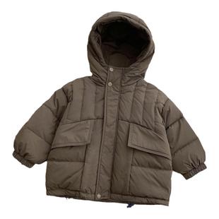 男童夹棉加厚棉服冬季2025新款儿童棉袄外套小童男宝上衣冬装童装