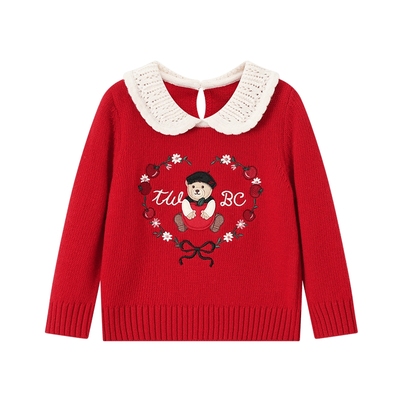 TeenieWeenieKids羊毛混纺毛衣